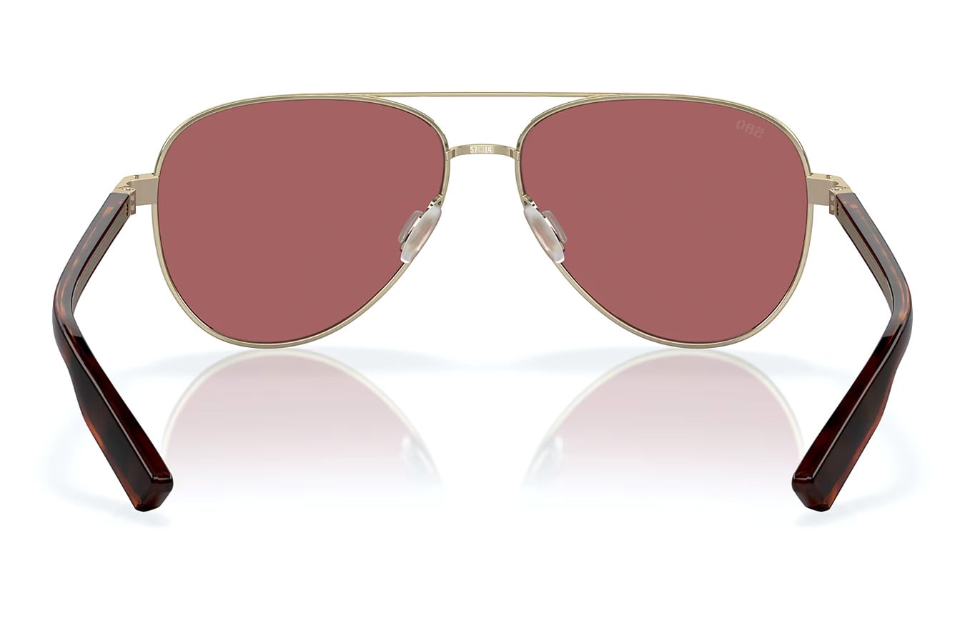 Costa Del Mar Peli Brushed Gold with Gold Mirror Polarzed 580G Lenses